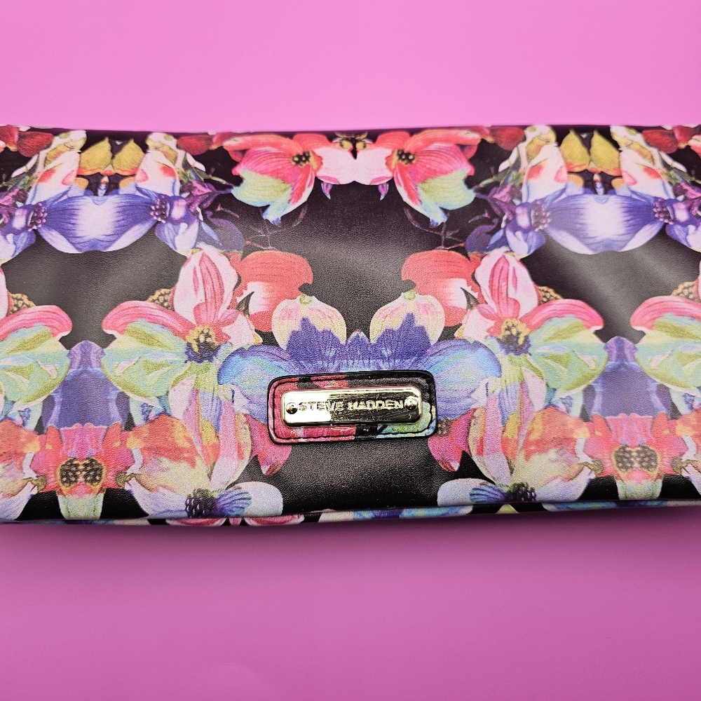 Steve Madden Floral Clutch Purse